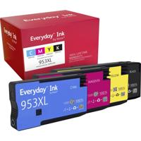 Xerox Inktcartridge vervangt HP 953XL, L0S70AE, F6U16AE, F6U17AE, F6U18AE Compatibel Combipack Zwart, Cyaan, Magenta, Geel HP 953XL CMYK 006R04988