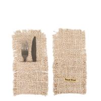 Het Oh My Gee Bestekzakje - Beige - Set of 4