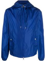 Moncler veste zippée à capuche - Bleu
