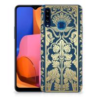 Samsung Galaxy A20s | TPU Case | Beige Flowers