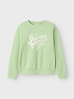 Name it zomer sweater meisjes - groen - Nkfvenus