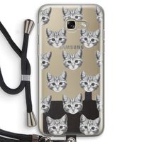 Kitten: Samsung Galaxy A5 (2017) Transparant Hoesje met koord