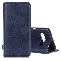Magnetische retro Crazy Horse textuur horizontale Flip lederen case voor Galaxy S10 5G met houder & card slots & Photo Frame (blauw)