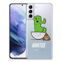 Samsung Galaxy S21 Plus Telefoonhoesje met Naam Cactus Poo