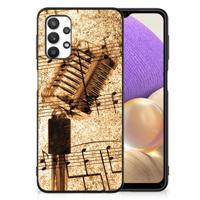 Samsung Galaxy A32 5G Silicone Back Case Bladmuziek