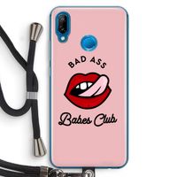 Badass Babes Club: Huawei P20 Lite Transparant Hoesje met koord