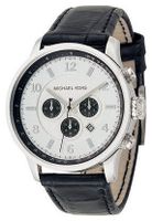 Horlogeband Michael Kors MK8073 Leder Zwart 24mm