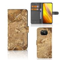 Xiaomi Poco X3 | Poco X3 Pro | Bookcase | Marmer Creme