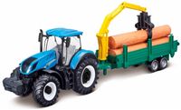 Bburago tractor New Holland jongens 44 cm ABS blauw 2 delig - thumbnail