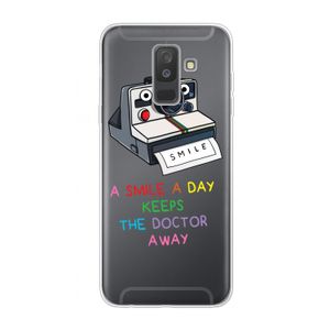 Smile: Samsung Galaxy A6 Plus (2018) Transparant Hoesje