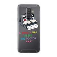Smile: Samsung Galaxy A6 Plus (2018) Transparant Hoesje Smile: Samsung Galaxy A6 Plus (2018) Transparant Hoesje