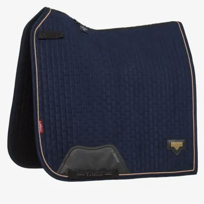 LeMieux Zadeldek Puissance Suede donkerblauw maat:dr full