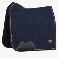 LeMieux Zadeldek Puissance Suede donkerblauw maat:dr cob