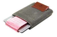 Minimalism Classic Pasjeshouder - Grijs/roze