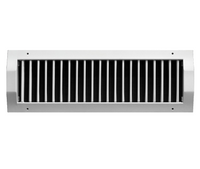 Enkel Instelbaar Kanaalrooster (buis Ø315mm - Ø900mm) Staal 625 X 125mm - Toevoer En Afvoer