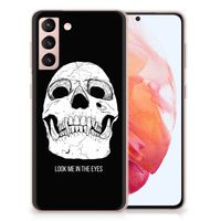 Silicone Back Case Samsung Galaxy S21 Skull Eyes - thumbnail