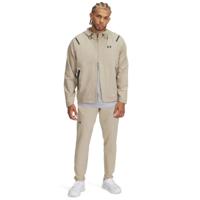 Under Armour Unstoppable Tapered Trainingspak Full-Zip Beige Zwart