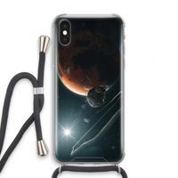 Mars Renaissance: iPhone X Transparant Hoesje met koord