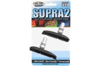 Koolstop Remschoenen T3 V-brake Supra2 zwart (2st) - thumbnail