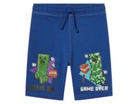 Korte jongens broek Minecraft (Blauw, 146/152)