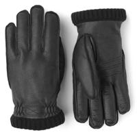 Heren handschoen Deerskin Primaloft Rib zwart