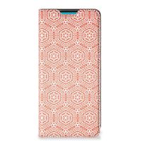 Samsung Galaxy A73 Hoesje met Magneet Pattern Orange