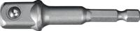 Promat /tecwerk adapter | aandrijfzeskant 1/4 inch | aandrijfvierkant 1/2 inch | lengte 72 mm - 4000821080
