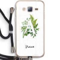 Green Brush: Samsung Galaxy J3 (2016) Transparant Hoesje met koord