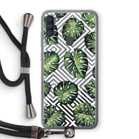 Geometrische jungle: Samsung Galaxy A11 Transparant Hoesje met koord