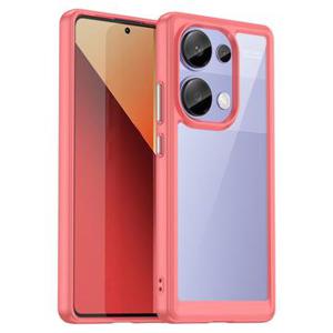 Xiaomi Redmi Note 13 Pro 4G/Poco M6 Pro Anti-Shock Hybride Hoesje - Rood