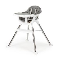 Viking Choice  Kinderstoel - eetstoel - wit met grijs - 72x71x83 cm - thumbnail