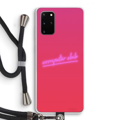 Vice Glow: Samsung Galaxy S20 Plus Transparant Hoesje met koord
