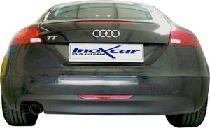 InoxCar uitlaat passend voor Audi TT 2.0 TFSi (200pk) 2006- 2x80mm Racing IXAUTT03RA