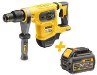 DeWalt DCH481N-XJ FlexVolt Accu Combihamer SDS-Max 54V Body | Incl. DCB546-XJ XR FLEXVOLT 18V-54V 6.0Ah accu