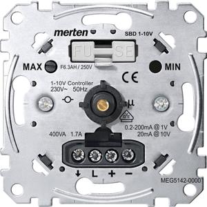 Merten MEG5142-0000 Dimmer (inbouw) Geschikt voor lampen: TL-buis Aluminium