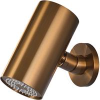 Wiesbaden UniMatch Beam Hoofddouche - 1 Stand met Muurbevestiging - Rond - Geborsteld Brons Koper PVD