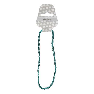 Creativ Company Facet kralen emerald green, 100st.