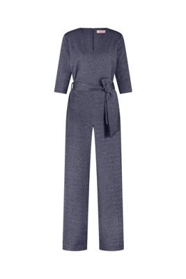 Odessi sparkle jumpsuit - dark blue/silver - 13330