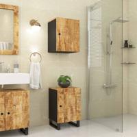 Badkamerkast 38x33x58 cm massief mangohout Badkamerkast 38x33x58 cm massief mangohout