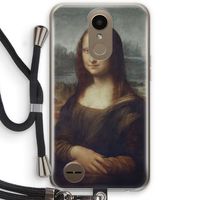 Mona Lisa: LG K10 (2017) Transparant Hoesje met koord