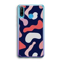 Memphis Shapes Pink: Huawei P30 Lite Transparant Hoesje