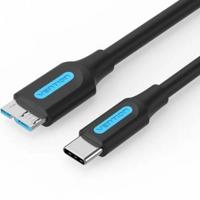 USB-C-kabel Vention CQABF Zwart 1 m