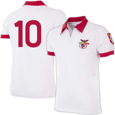 SL Benfica Retro Shirt Uit 1968 + Nummer 10