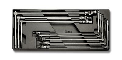 Beta Harde voorgevormde inzetbakken met assortiment gereedschap T64 - 024240064