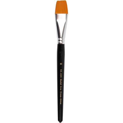 Creativ Company Gold line penselen, afm 20, l: 21 cm, b: 24 mm, plat, 6 stuk/ 1 doos Creativ Company Gold line penselen, afm 20, l: 21 cm, b: 24 mm, plat, 6 stuk/ 1 doos