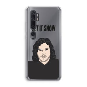 Let It Snow: Xiaomi Mi Note 10 Pro Transparant Hoesje