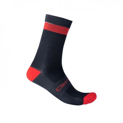 Castelli Alpha 18 fietsokken blauw heren XXL