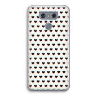 Hartjes: LG G6 Transparant Hoesje