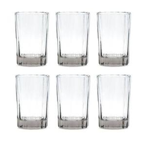 Brût Homeware, Set van 6 Water | Sap Glas 20 CL, helder