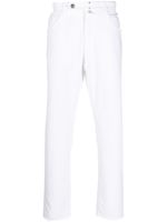 Incotex pantalon à boutonnière décalée - Blanc